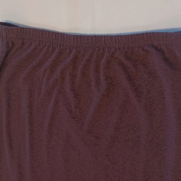 Womans Medium M Long Maxi Skirt Dark Burgundy - Picture 5 of 7